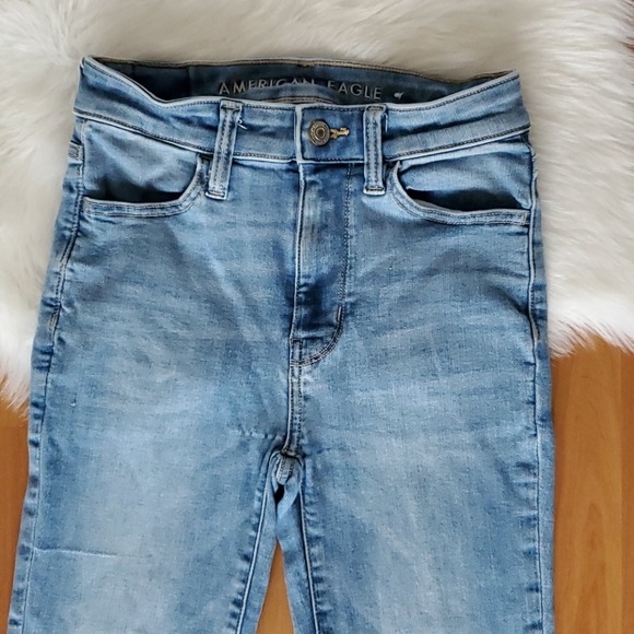American Eagle super hi rise jegging size 00R - Picture 4 of 9